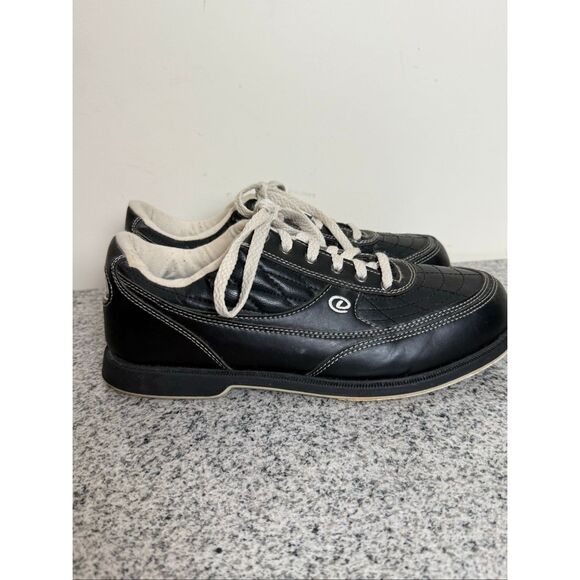 Men’s Dexter Turbo 2 Bowling Shoes Black White Slide-Rite Sole Size 11M - Picture 1 of 5